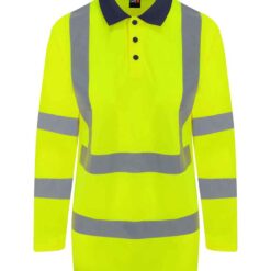 Pro RTX High Visibility Long Sleeve Polo Shirt