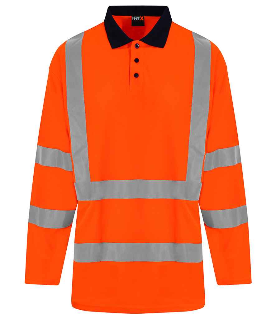 Pro RTX High Visibility Long Sleeve Polo Shirt