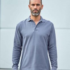 (product) Pro RTX Pro Long Sleeve Piqué Polo Shirt