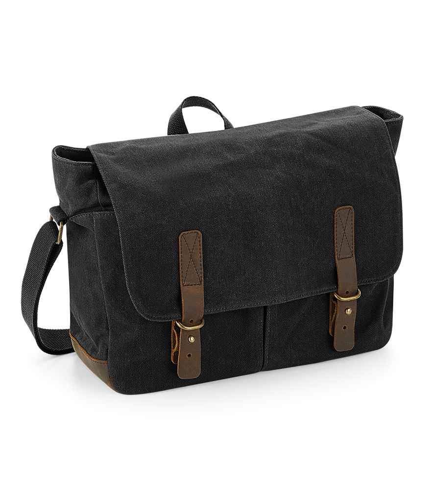 Quadra Heritage Waxed Canvas Messenger