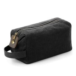 Quadra Heritage Waxed Canvas Wash Bag