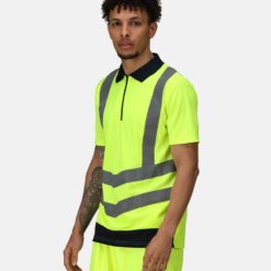 Regatta High Visibility Pro Contrast Piqué Polo Shirt