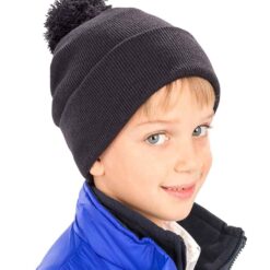 Result Core Kids Pom Pom Beanie