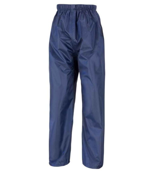 Result Core Kids Waterproof Overtrousers - Navy, 11-12
