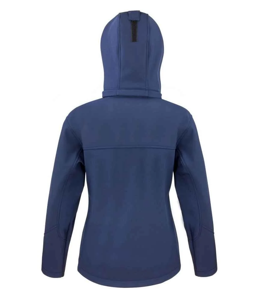 Result Core Ladies Hooded Soft Shell Jacket
