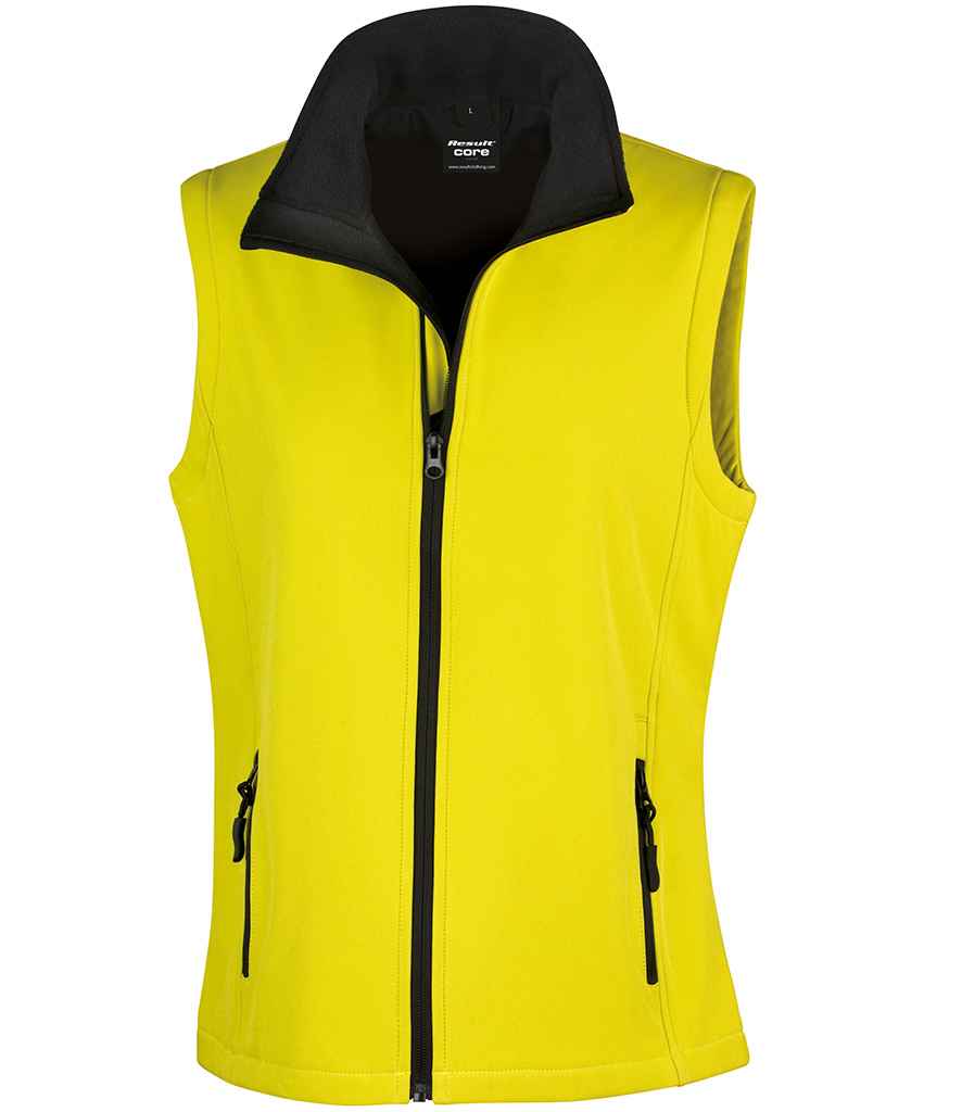 Result Core Ladies Printable Soft Shell Bodywarmer