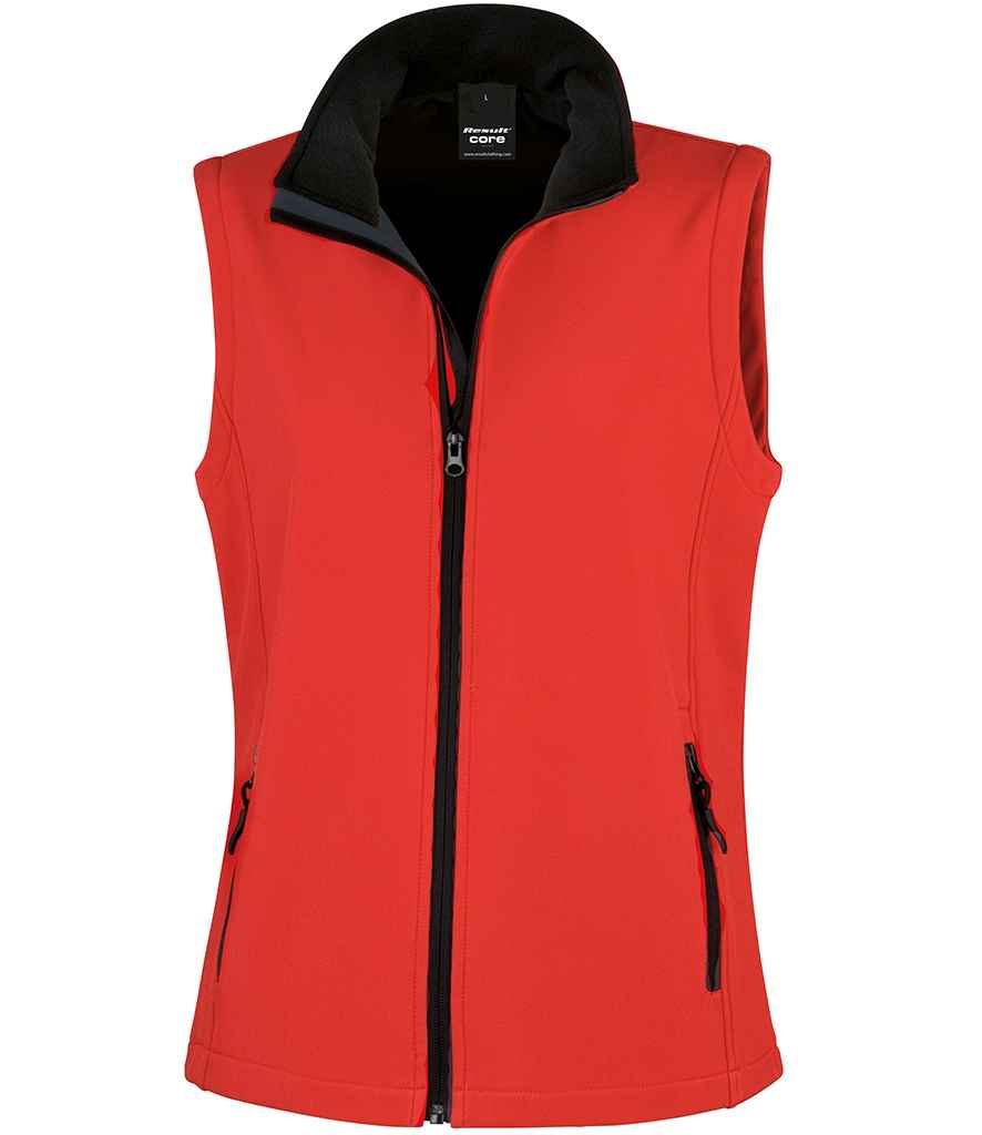 Result Core Ladies Printable Soft Shell Bodywarmer