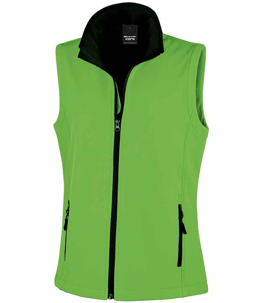 Result Core Ladies Printable Soft Shell Bodywarmer