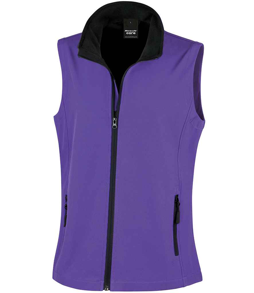 Result Core Ladies Printable Soft Shell Bodywarmer