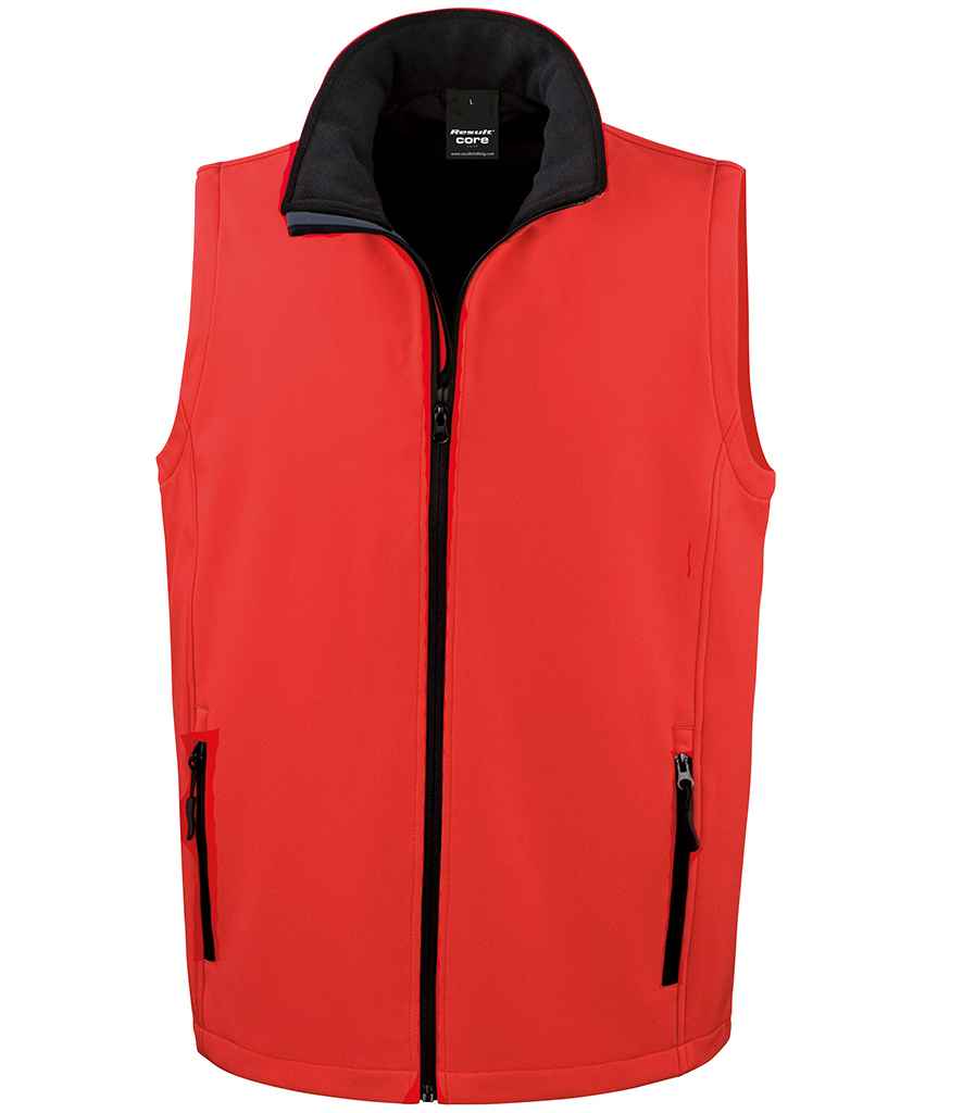 Result Core Printable Soft Shell Bodywarmer