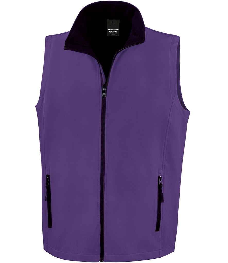 Result Core Printable Soft Shell Bodywarmer