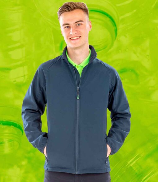 (product) Result Genuine Recycled Printable Soft Shell Jacket