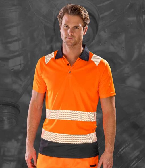 (product) Result Genuine Recycled Safety Polo Shirt