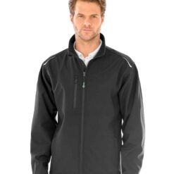 (product) Result Genuine Recycled Three Layer Printable Soft Shell Jacket