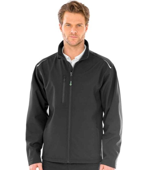 (product) Result Genuine Recycled Three Layer Printable Soft Shell Jacket
