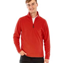 (product) Result Genuine Recycled Zip Neck Micro Fleece