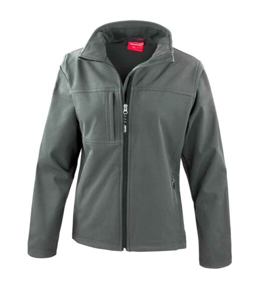 Result Ladies Classic Soft Shell Jacket - Grey, XXL18
