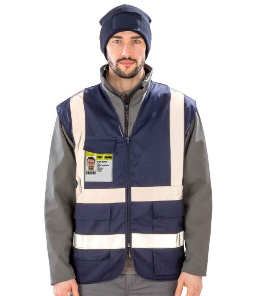 (product) Result Safe-Guard Heavy Duty Poly/Cotton Security Vest