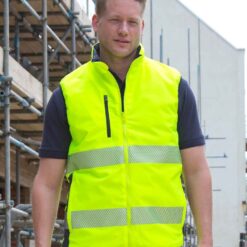 Result Safe-Guard Reversible Soft Padded Gilet