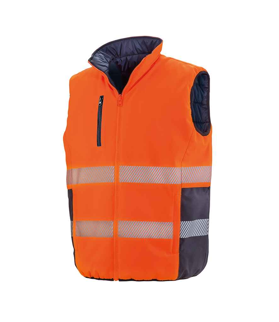 Result Safe-Guard Reversible Soft Padded Gilet