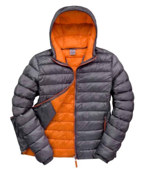 Result Urban Snow Bird Padded Jacket - Grey/Orange, 3XL
