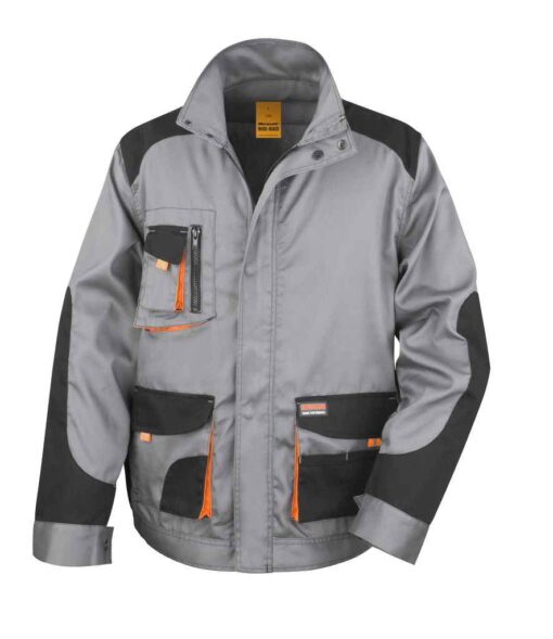 Result Work-Guard Lite Jacket - Grey/Black, 4XL