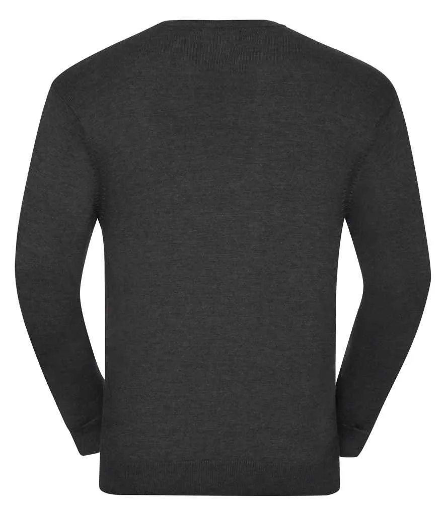 Russell Collection Cotton Acrylic Crew Neck Sweater