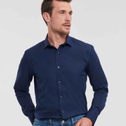 Russell Collection Long Sleeve Ultimate Stretch Shirt