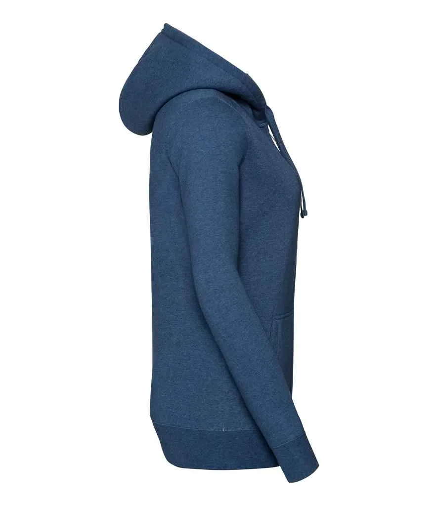 Russell Ladies Authentic Melange Zip Hoodie