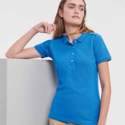 Russell Ladies Stretch Piqué Polo Shirt