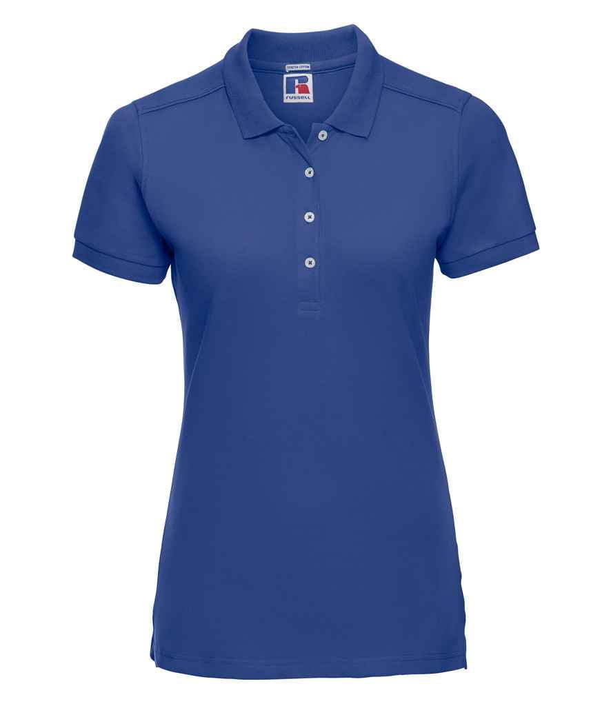 Russell Ladies Stretch Piqué Polo Shirt