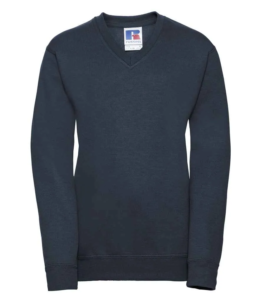 Russell Schoolgear Kids V Neck Sweatshirt