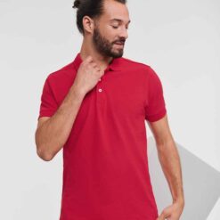 Russell Stretch Piqué Polo Shirt