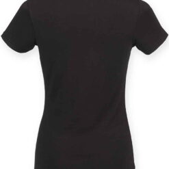 Black Tee Back View