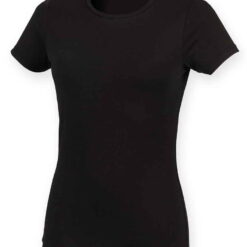 Black Tee Front View