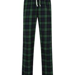 Green and Blue PJ Bottoms Front