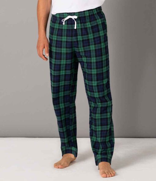 Green and Blue PJ Bottoms Front 2