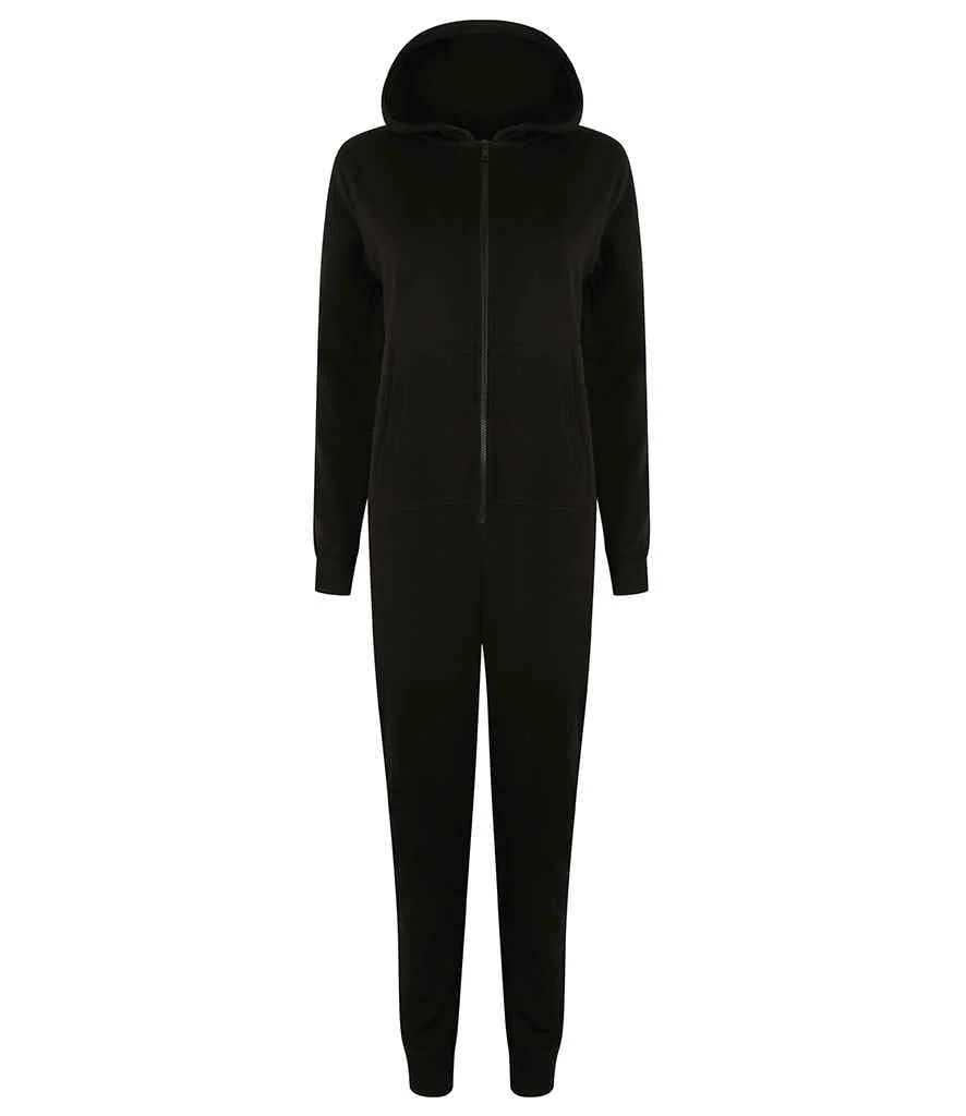 Unisex Black Onesie - Front View