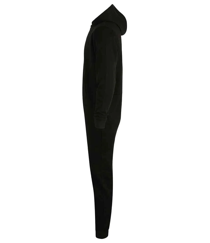 Unisex Black Onesie - Side View