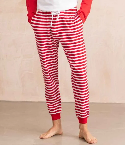 Red Stripe PJ Bottoms Front 2