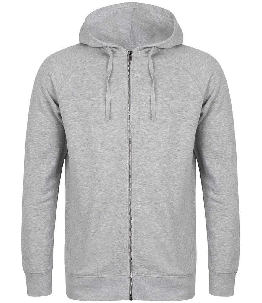 Grey Zip Hoodie