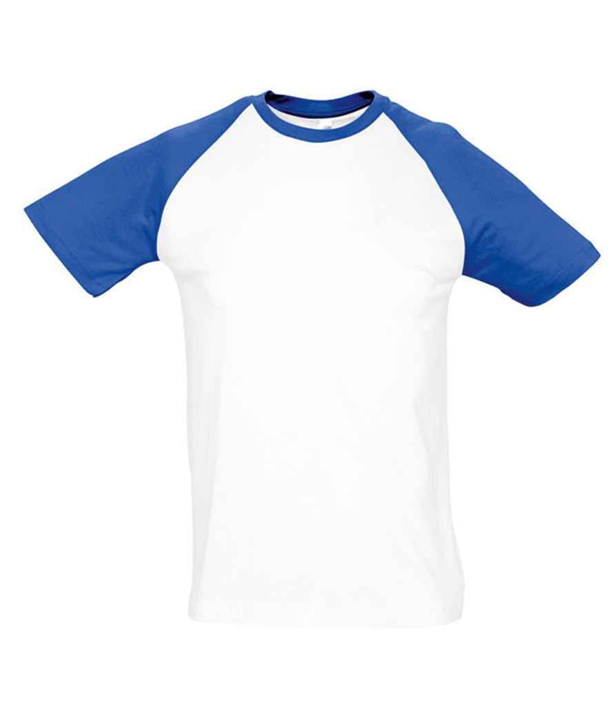 SOL'S Funky Contrast Baseball T-Shirt