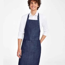 SOL'S Grant Denim Bib Apron with Pocket