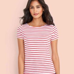 SOL'S Ladies Miles Striped T-Shirt