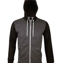 SOL'S Unisex Silver Hooded Jacket