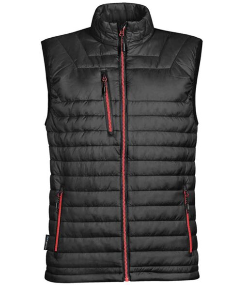 Stormtech Gravity Thermal Bodywarmer - Black/True Red, 3XL