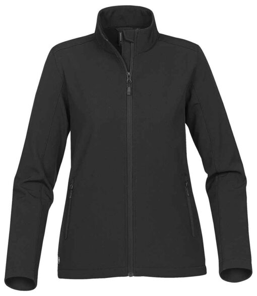 Stormtech Ladies Orbiter Soft Shell Jacket - Black/Carbon, 3XL