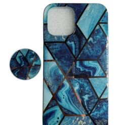 iPhone 11 Plus - Blue Mosaic Mobile Case and Screen Protector