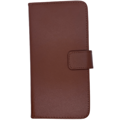 iPhone 11 Plus - Brown Leather Wallet Mobile Case with Screen Protector