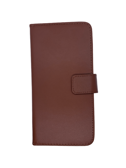 iPhone 11 Plus - Brown Leather Wallet Mobile Case with Screen Protector